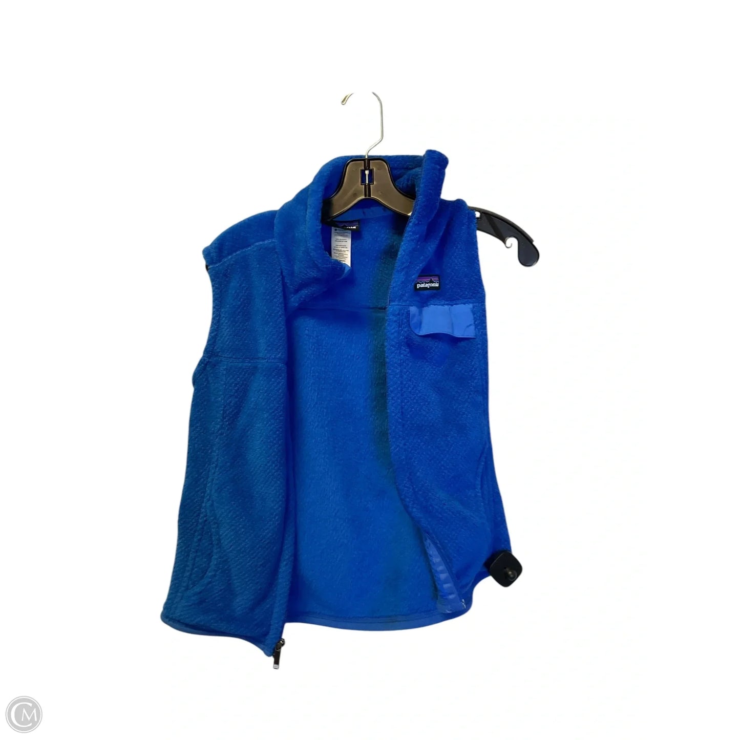 Vest Faux Fur & Sherpa By Patagonia In Blue, Size: S