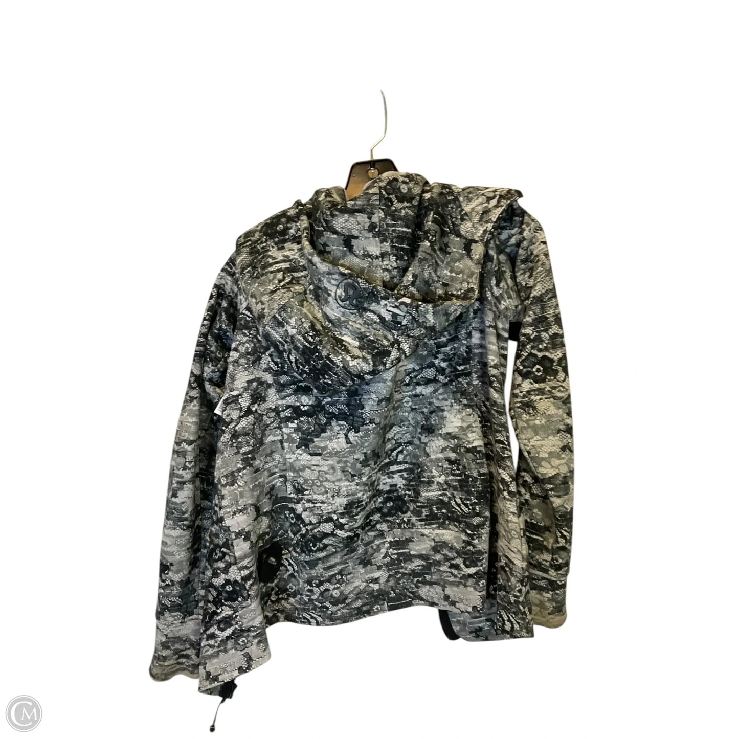 Sweatshirt Hoodie By Lululemon In Grey, Size: 10