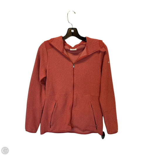 Sweatshirt Hoodie By Columbia In Orange, Size: S