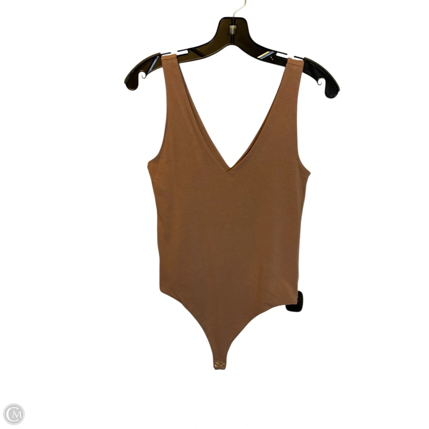Bodysuit By Clothes Mentor In Tan, Size: S