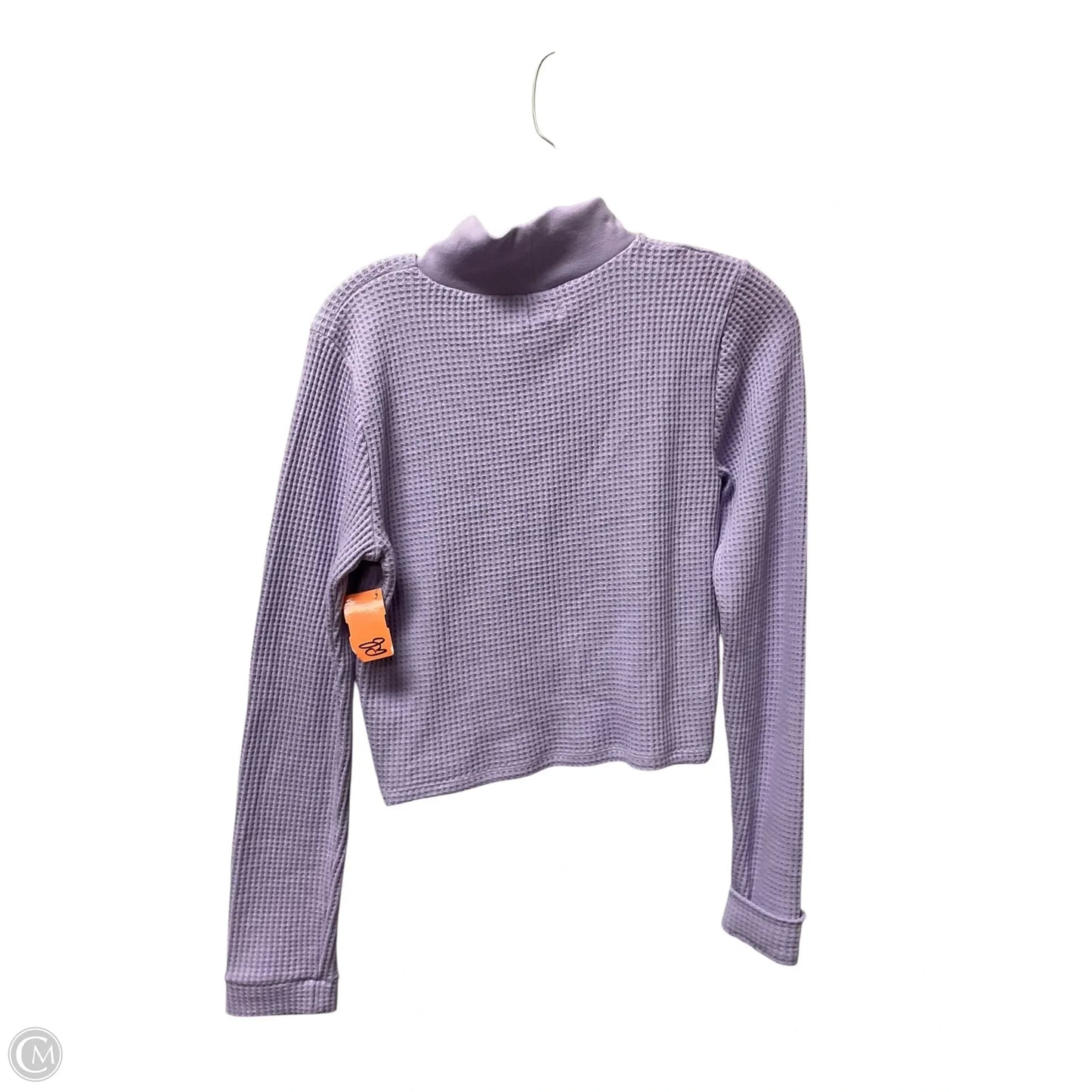 Top Long Sleeve By Aerie In Purple, Size: L