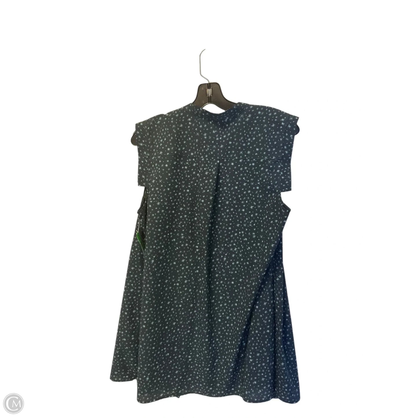 Top Sleeveless By Cabi In Blue, Size: L
