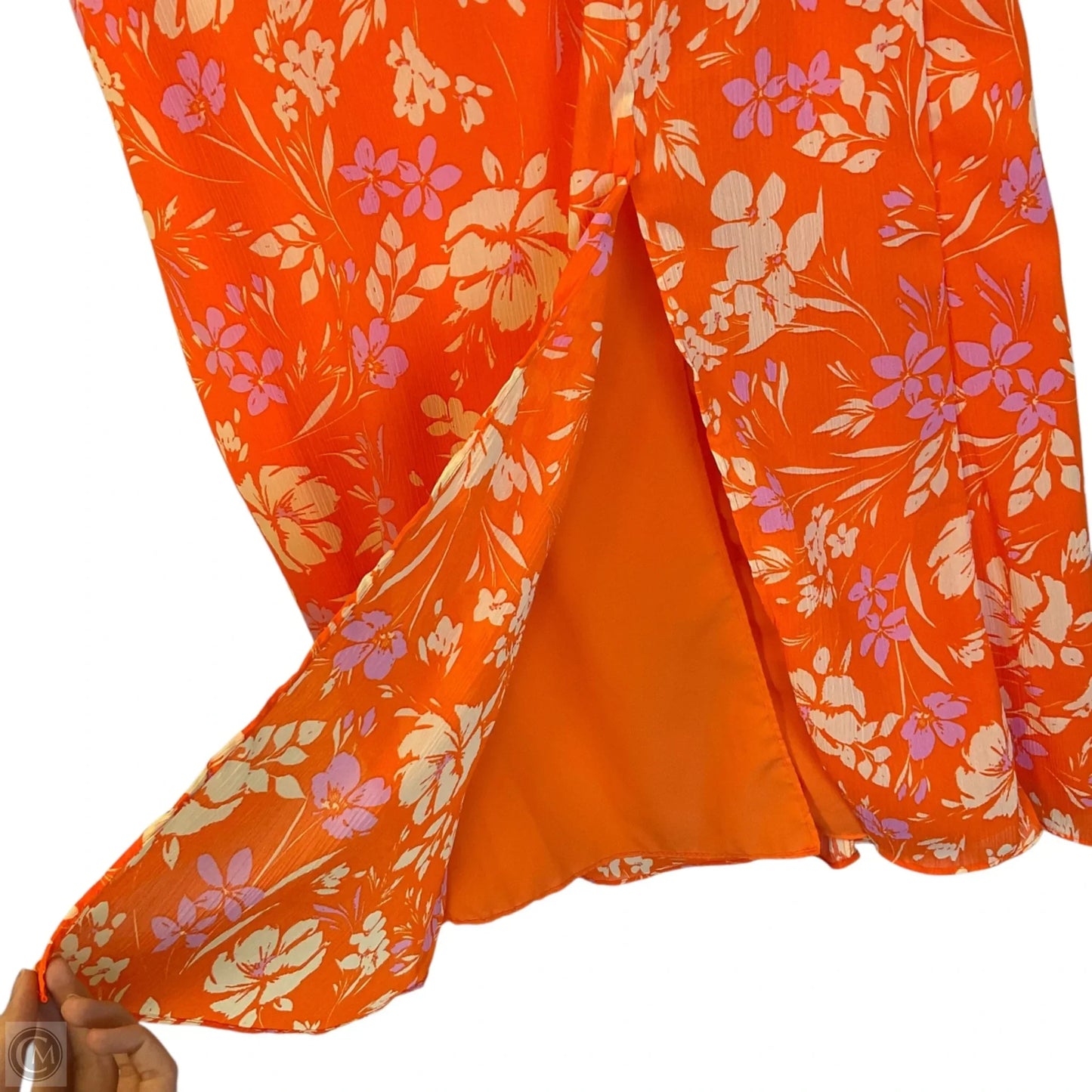 Skirt Midi By Sage In Floral Print, Size: M