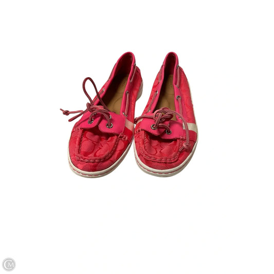 Shoes Designer By Coach In Pink, Size: 10
