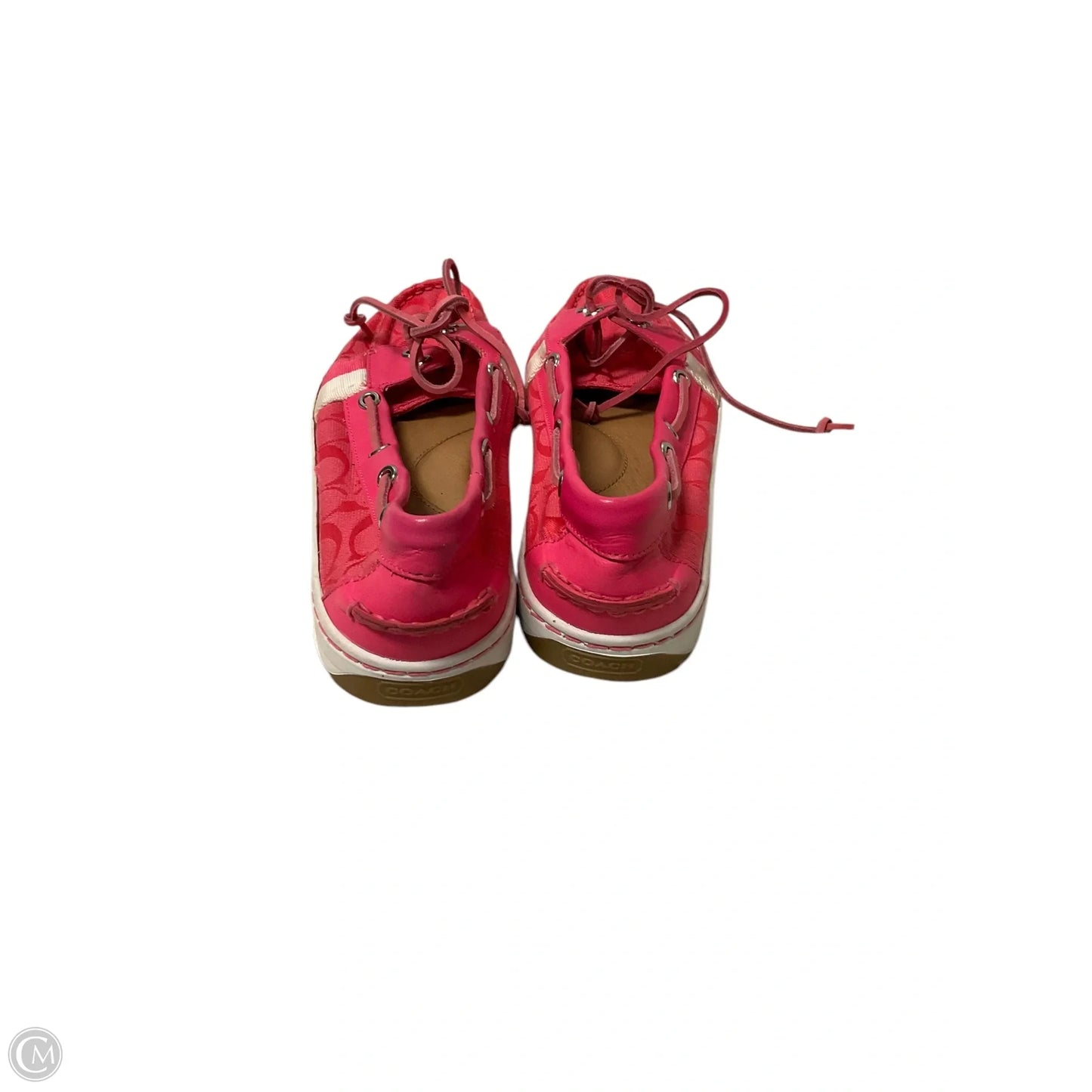 Shoes Designer By Coach In Pink, Size: 10