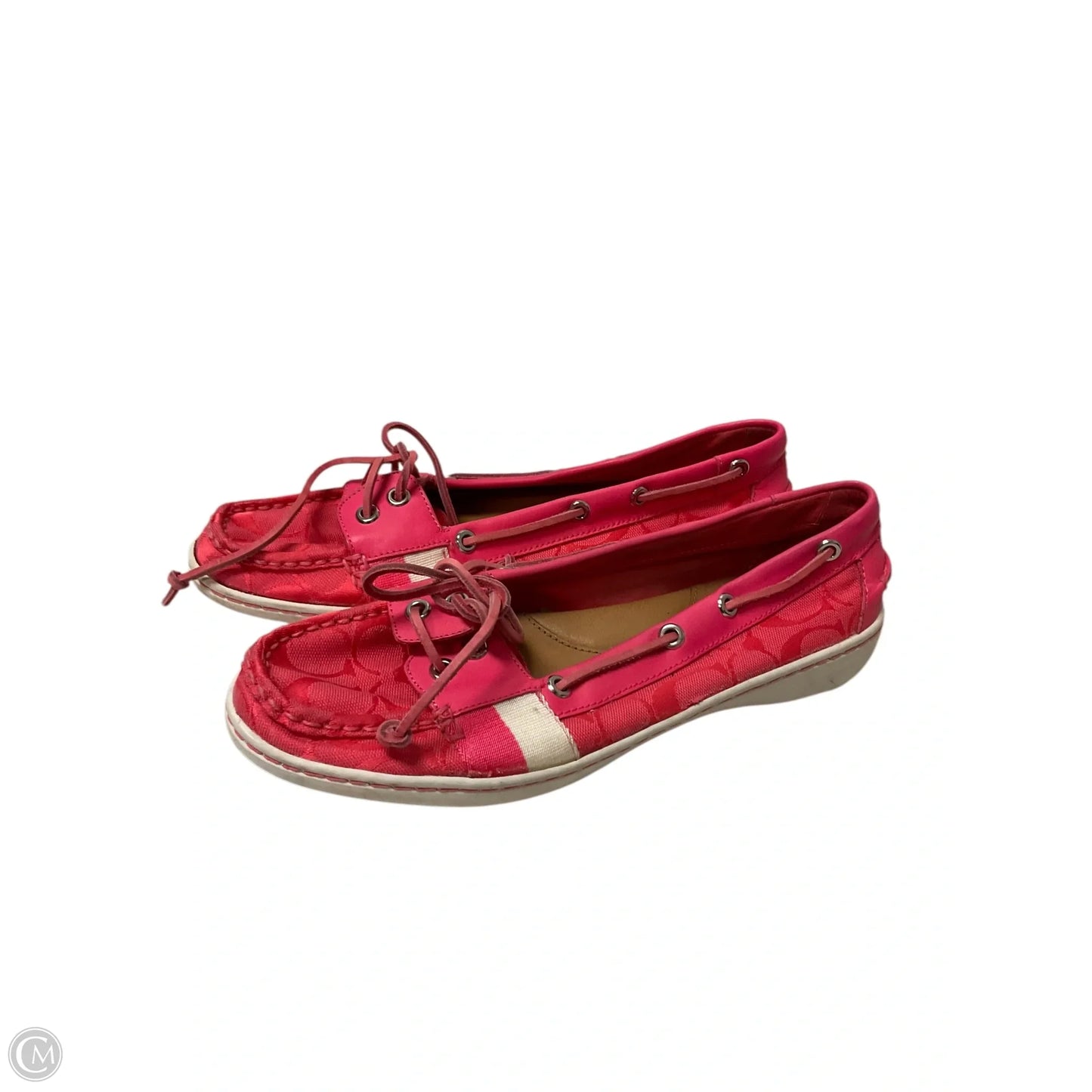 Shoes Designer By Coach In Pink, Size: 10