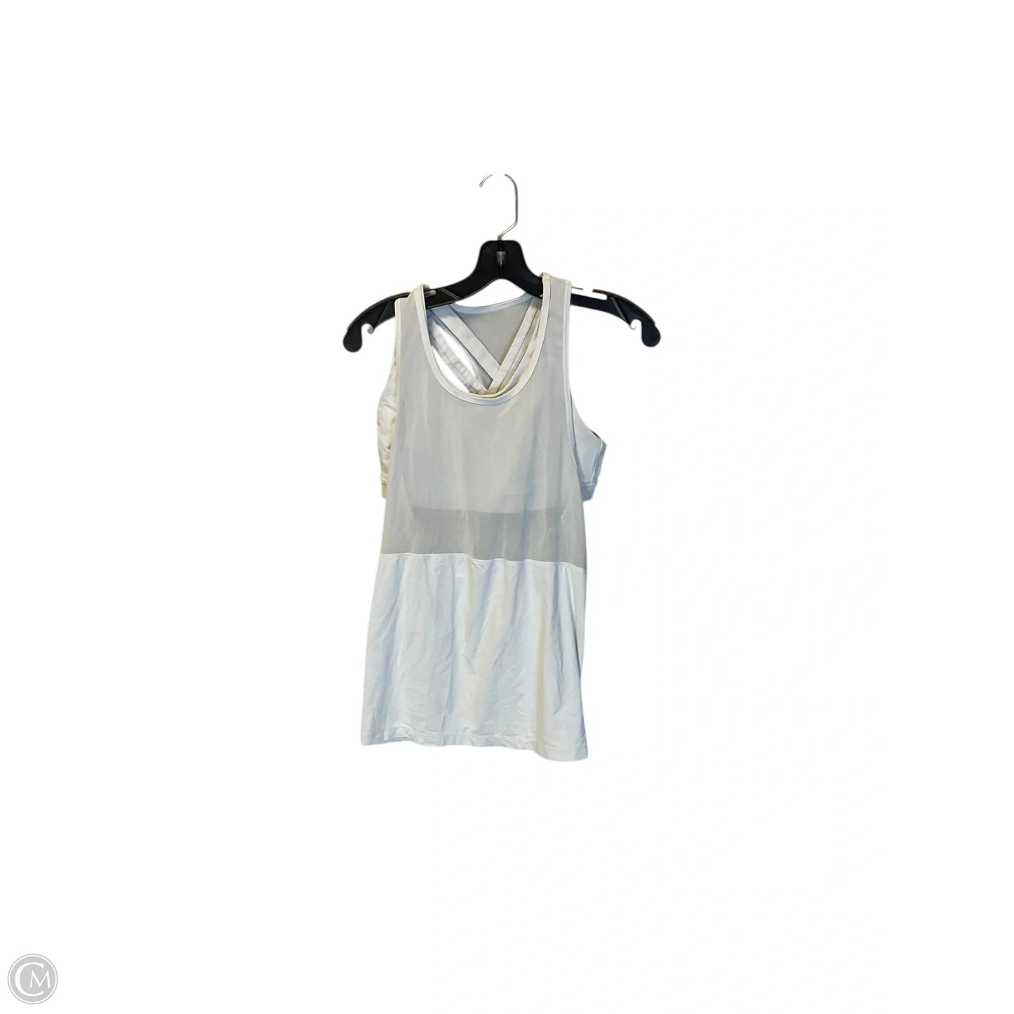 Athletic Tank Top By Lululemon In White, Size: 8