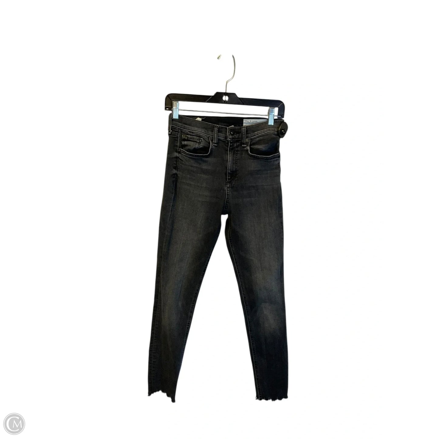Jeans Skinny By Rag & Bones Jeans In Black Denim, Size: 4