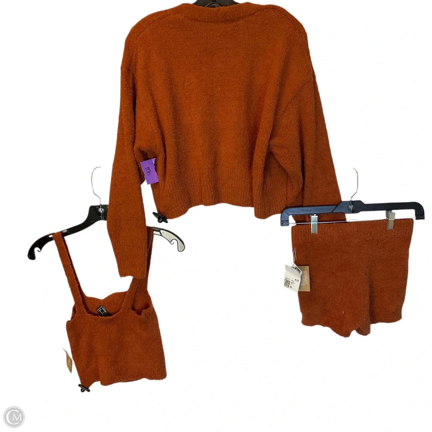 Shorts Set By Forever 21 In Orange, Size: S