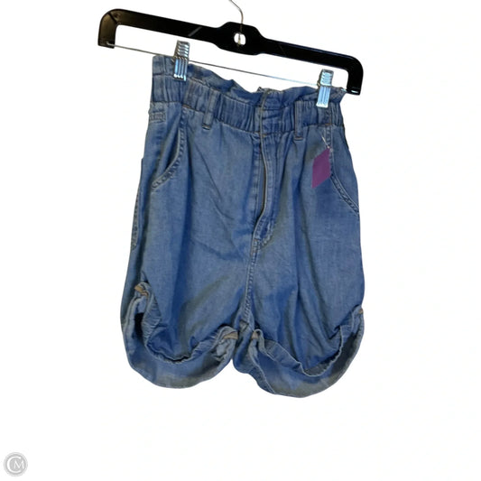 Shorts By H&m In Blue Denim, Size: 0