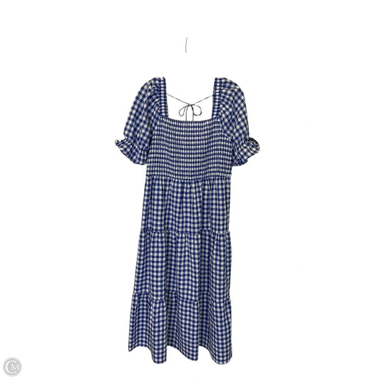Dress Casual Midi By Clothes Mentor In Striped Pattern, Size: L