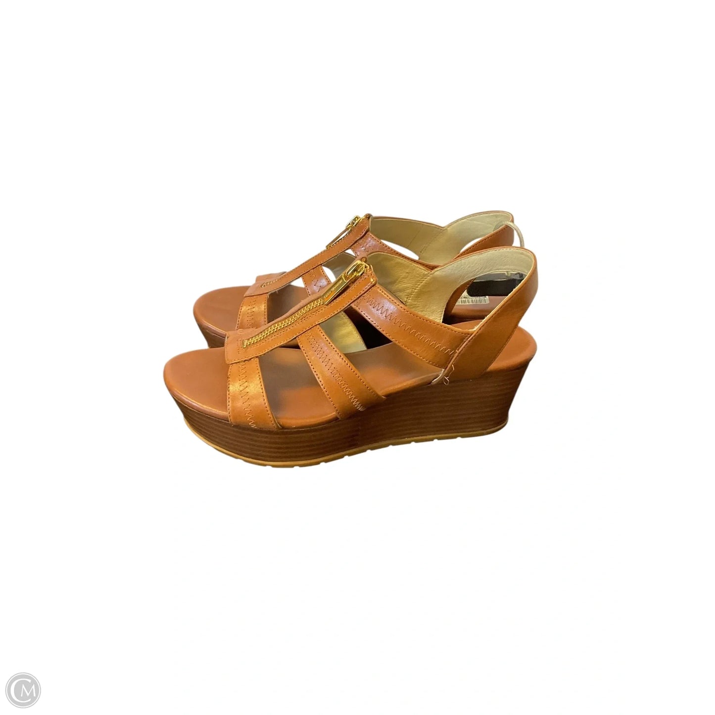 Shoes Designer By Michael Kors In Brown, Size: 7