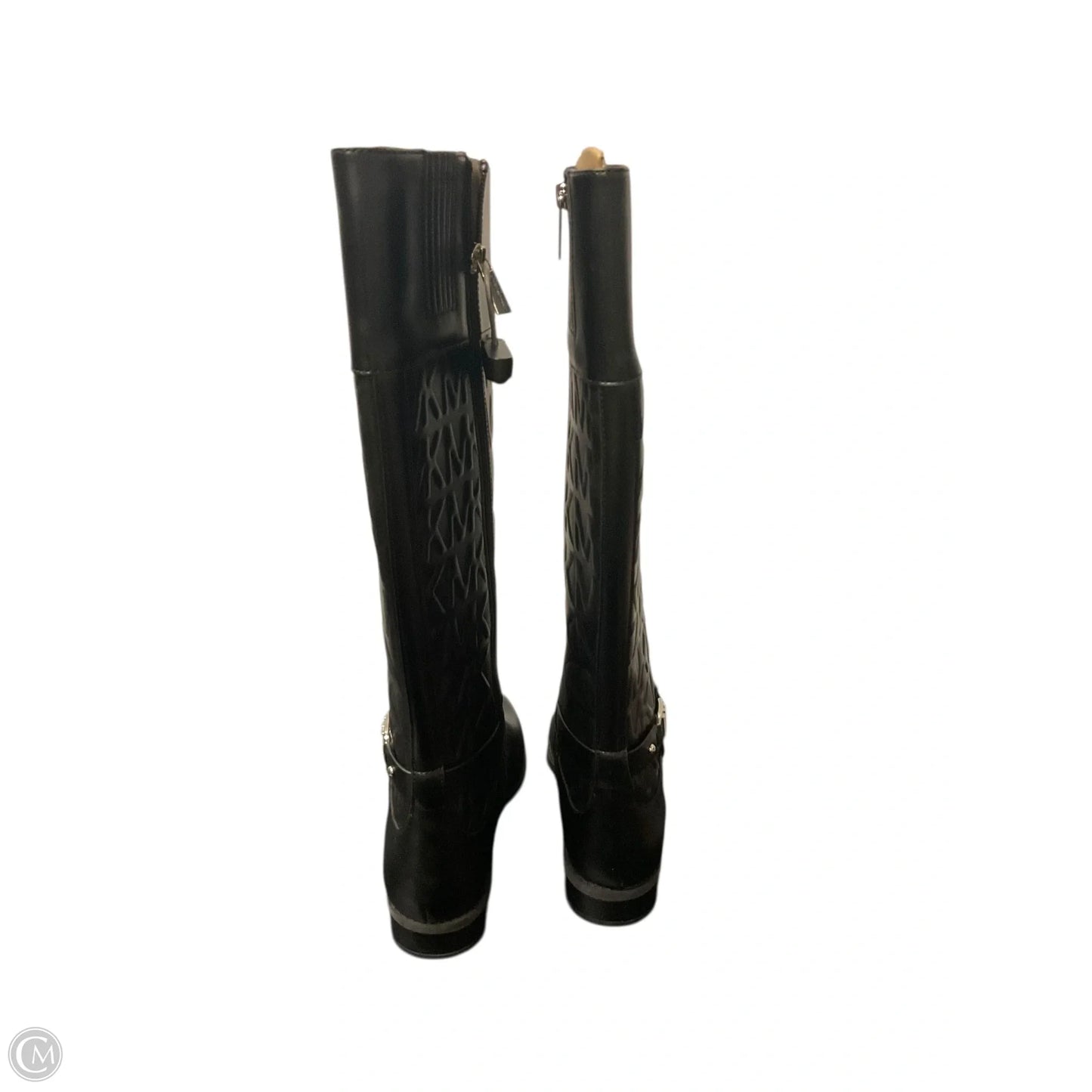Boots Designer By Michael Kors In Black, Size: 7