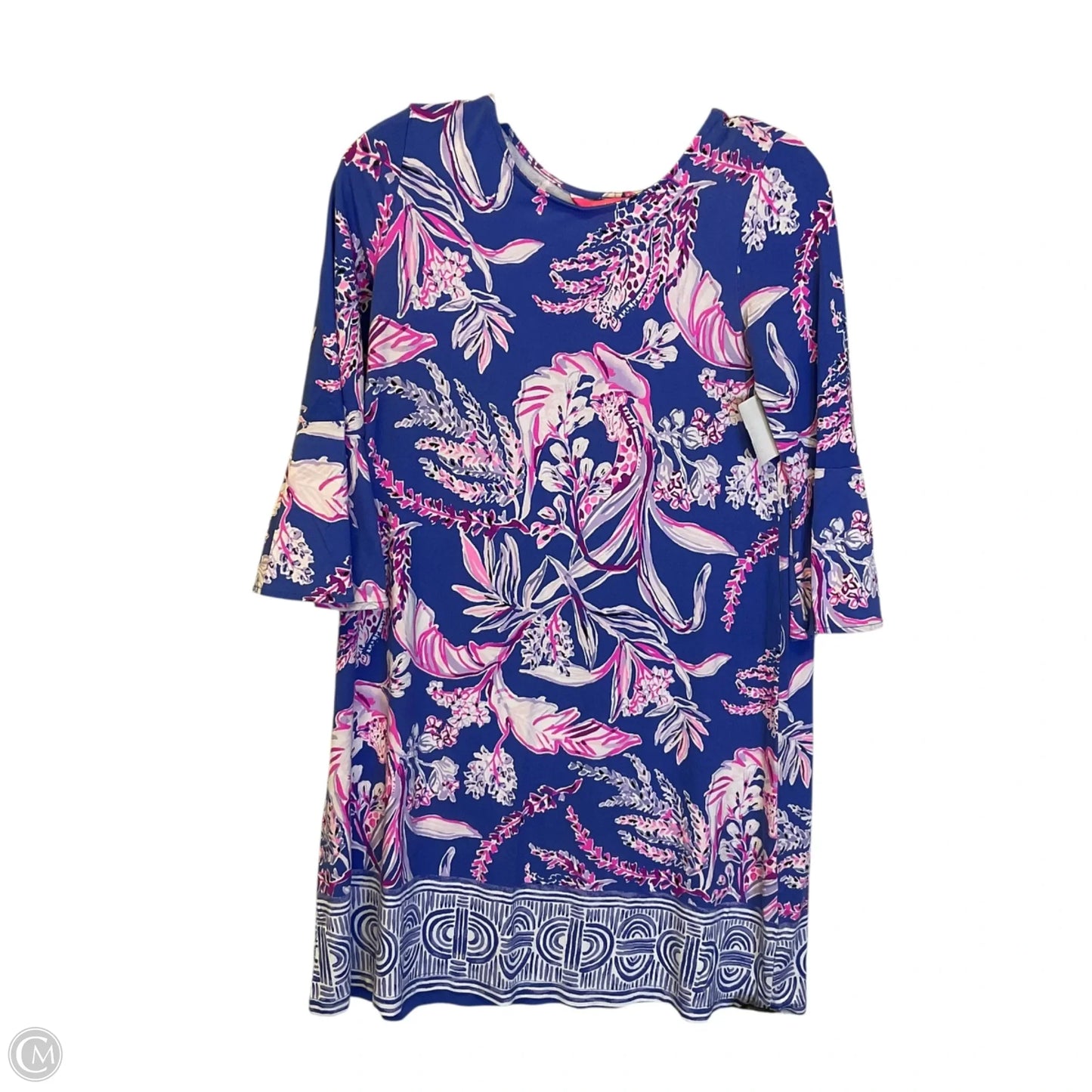 Dress Designer By Lilly Pulitzer In Blue & Pink, Size: Xs