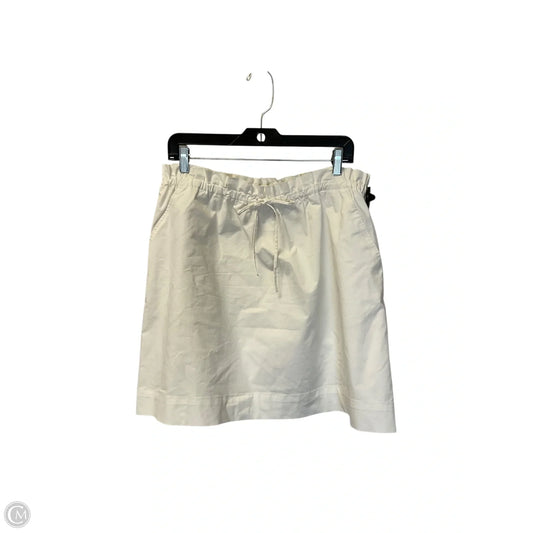 Skirt Mini & Short By Clothes Mentor In White, Size: Xl