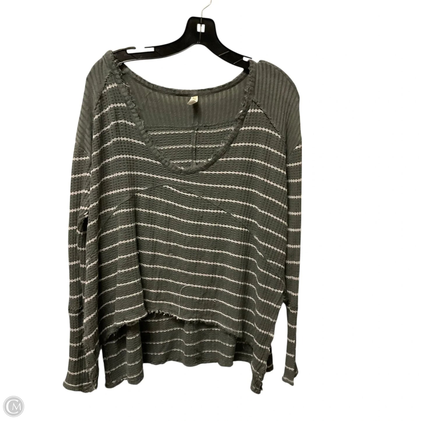 Top Long Sleeve By Free People In Grey, Size: Xs
