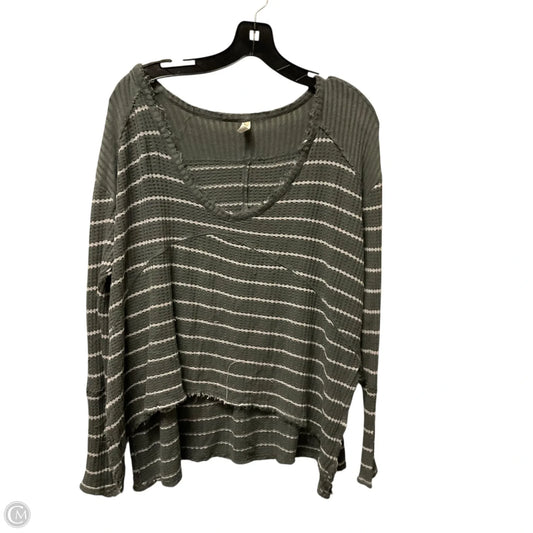 Top Long Sleeve By Free People In Grey, Size: Xs