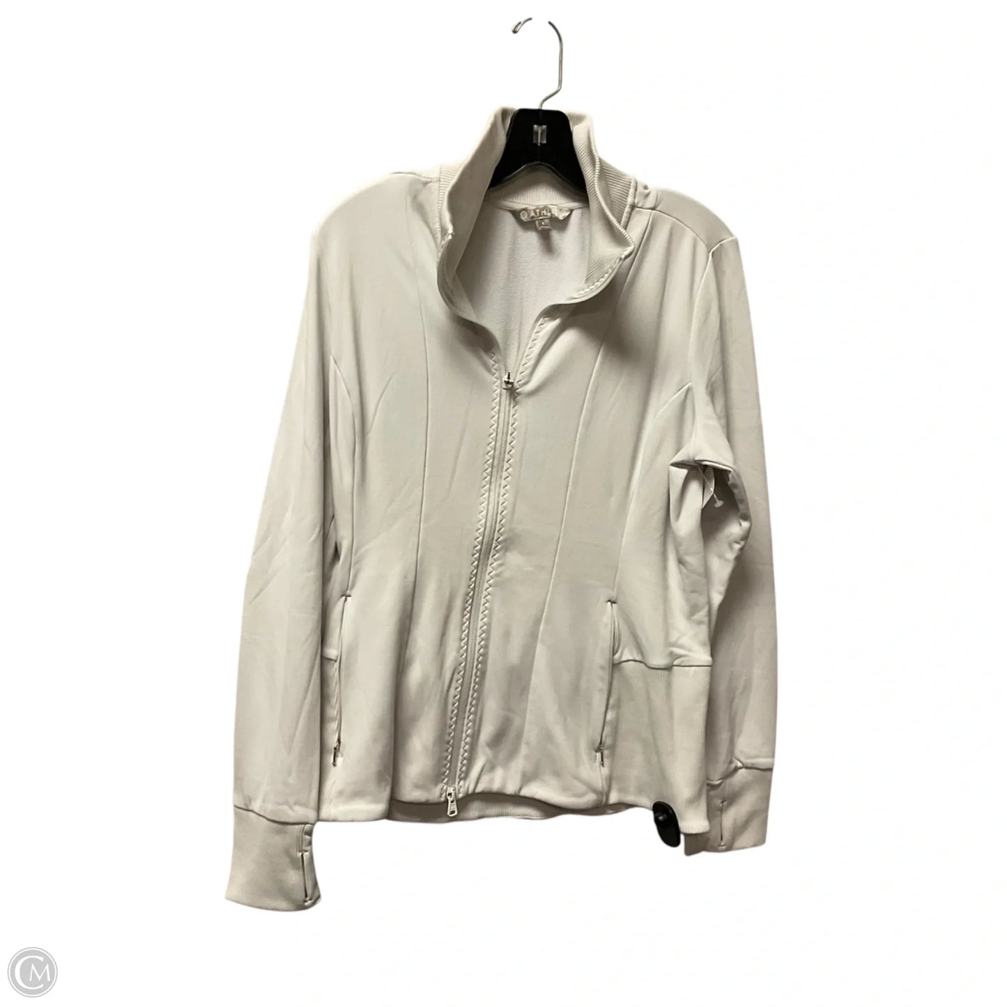 Athletic Jacket By Athleta In White