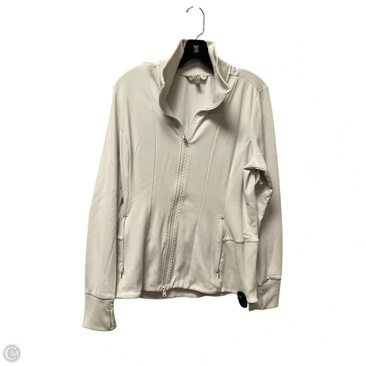Athletic Jacket By Athleta In White
