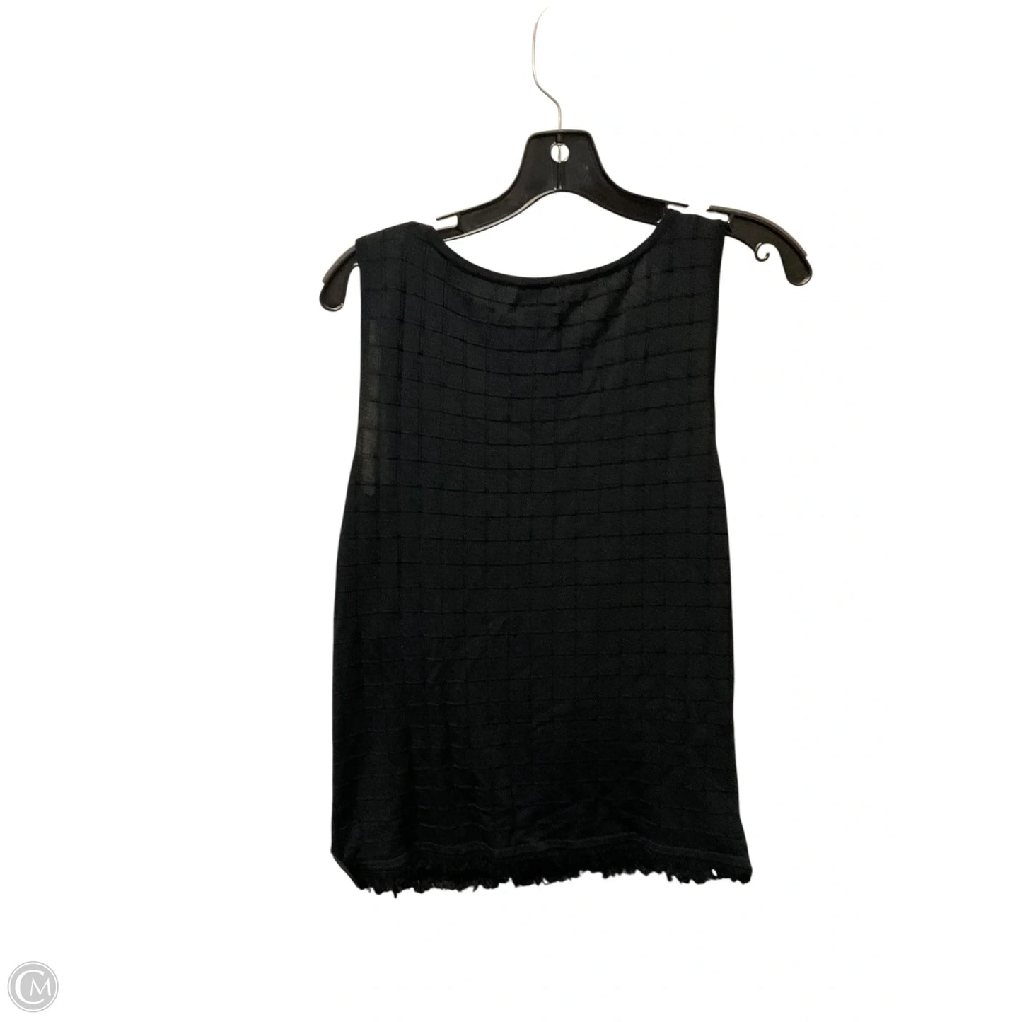 Top Sleeveless By Chicos In Black, Size: S