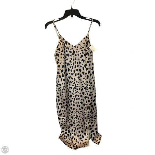 Dress Party Midi By Clothes Mentor In Animal Print, Size: M