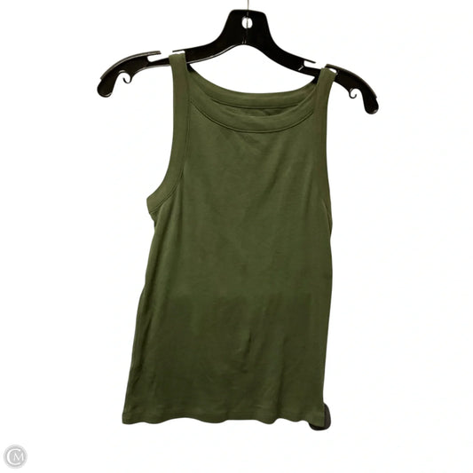 Top Sleeveless By Loft In Green, Size: Xs