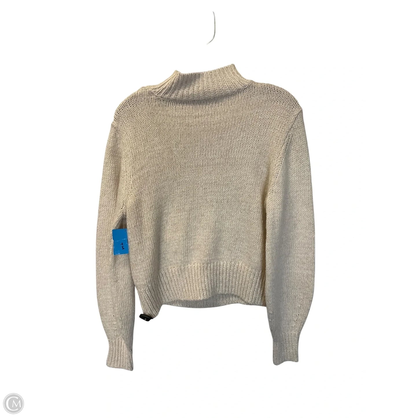 Sweater By Ann Taylor In Cream, Size: M