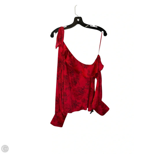 Top Long Sleeve By Free People In Red, Size: S