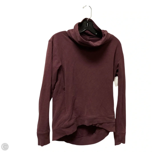 Athletic Sweatshirt Crewneck By Lululemon In Red, Size: 8