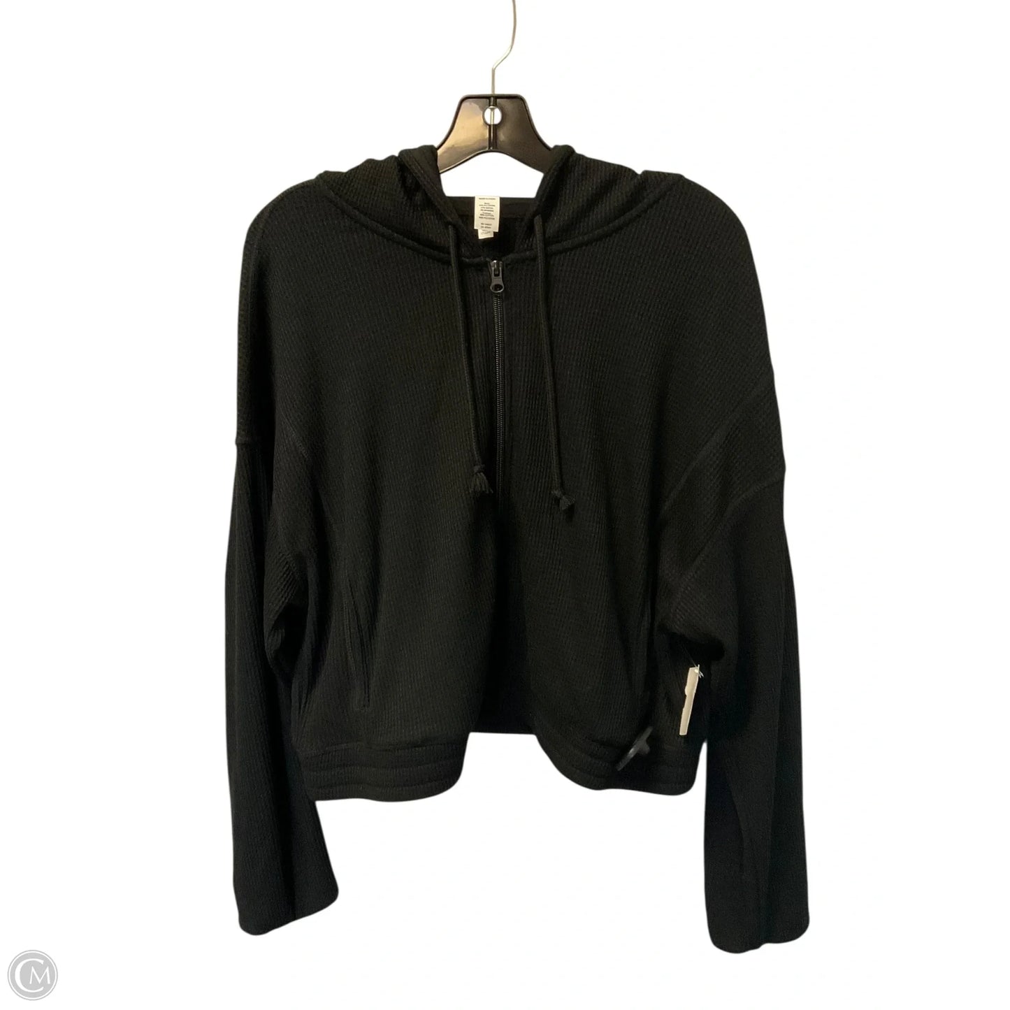 Athletic Jacket By Yogalicious In Black, Size: Xl