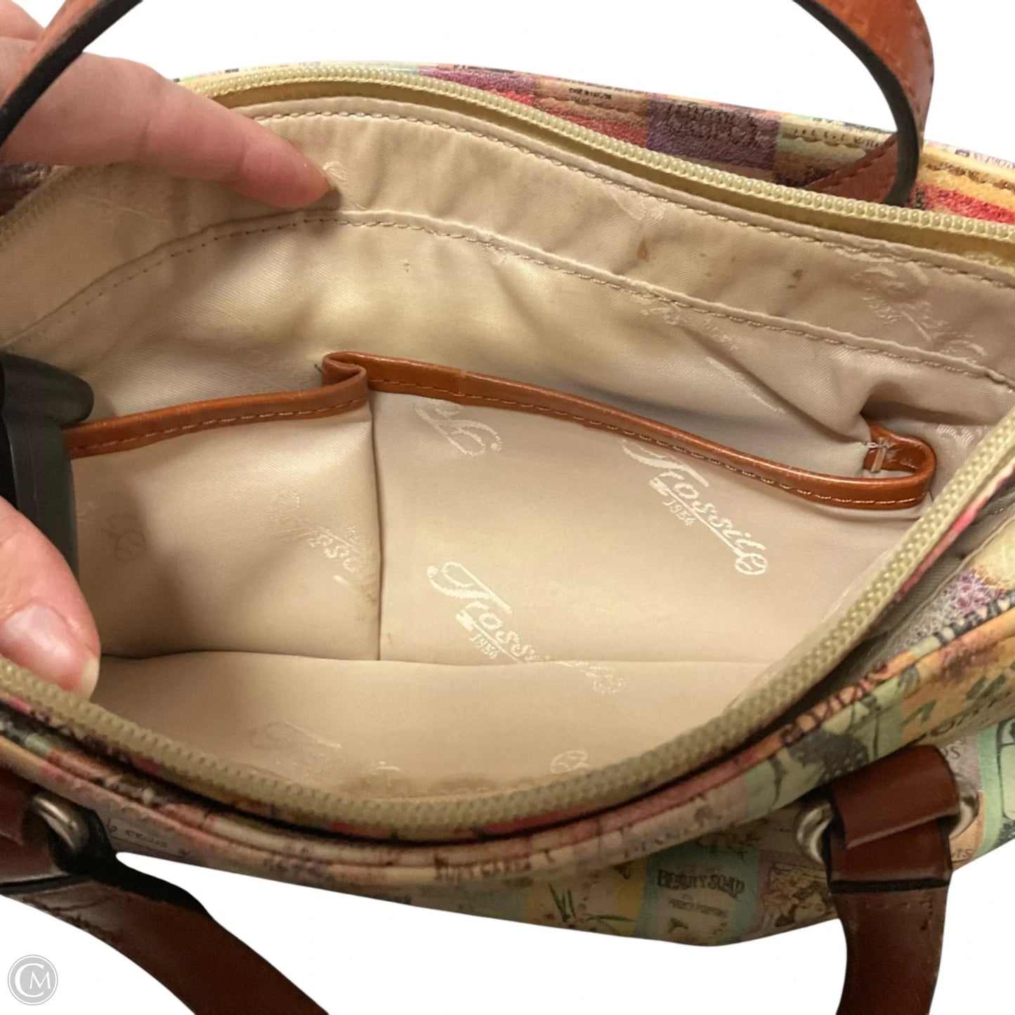 Handbag By Fossil, Size: Small