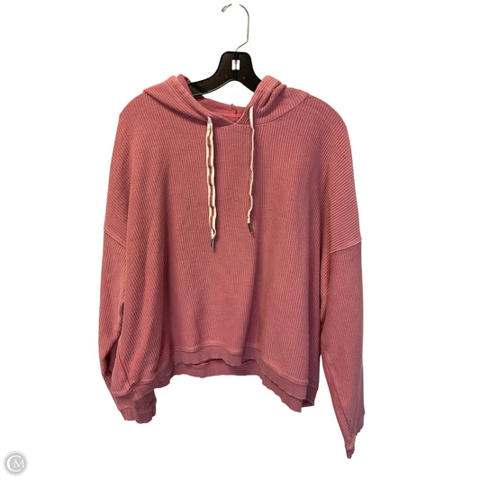 Top Long Sleeve By Aerie In Pink, Size: Xxl