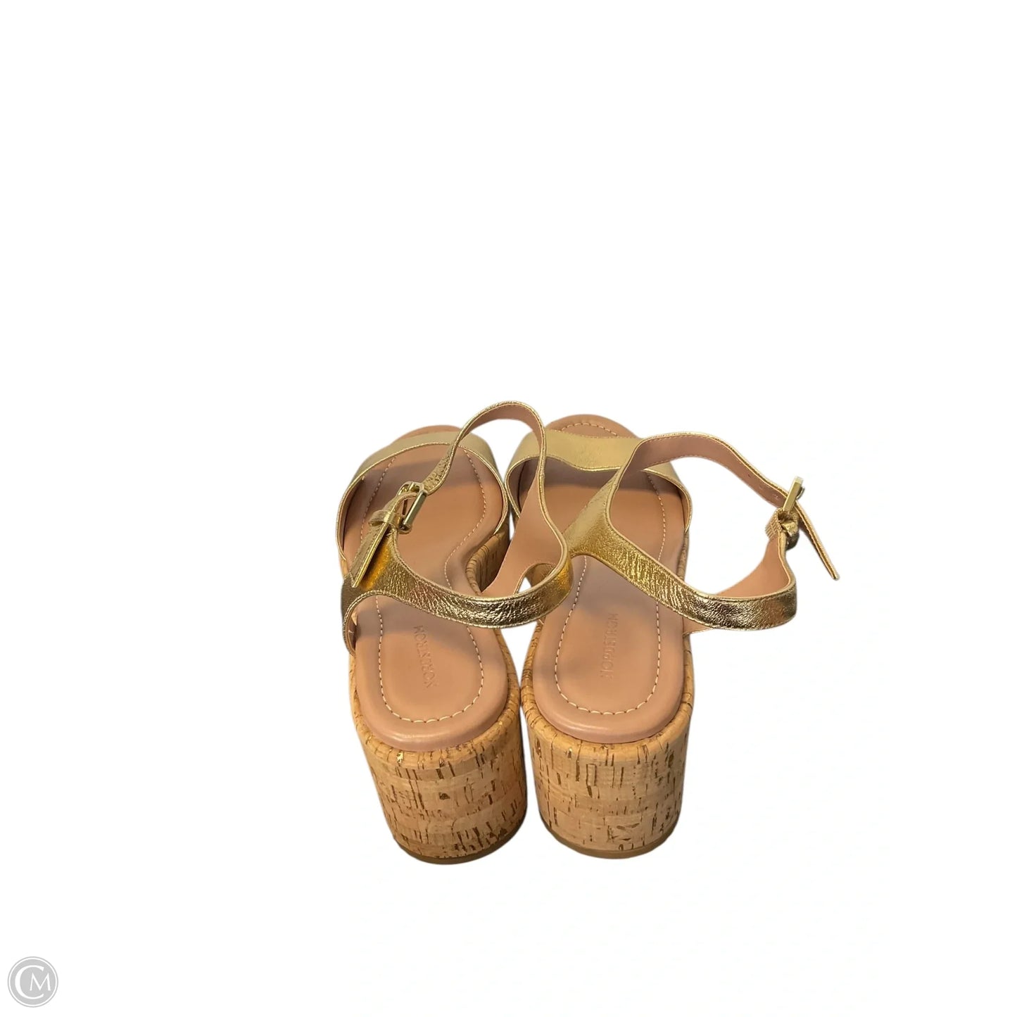 Shoes Heels Wedge By Nordstrom In Gold, Size: 9.5