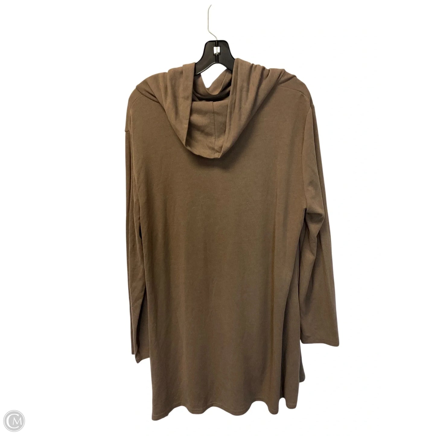 Top Long Sleeve By She + Sky In Brown, Size: 2x