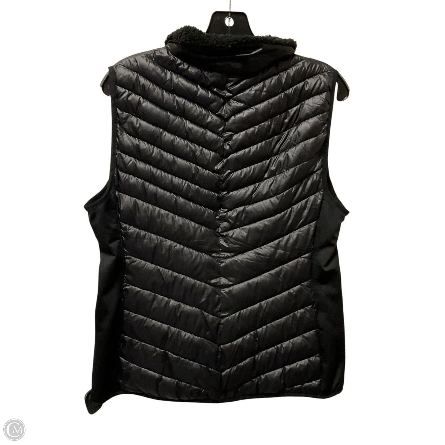 Vest Puffer & Quilted By Calvin Klein In Black, Size: L