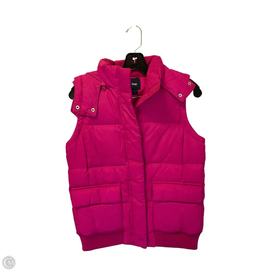 Vest Puffer & Quilted By Gap In Pink, Size: S