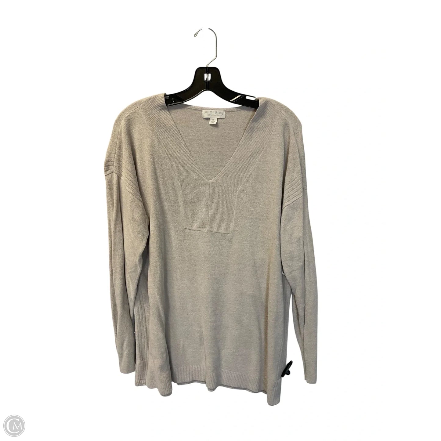 Top Long Sleeve By Barefoot Dreams In Tan, Size: Xl