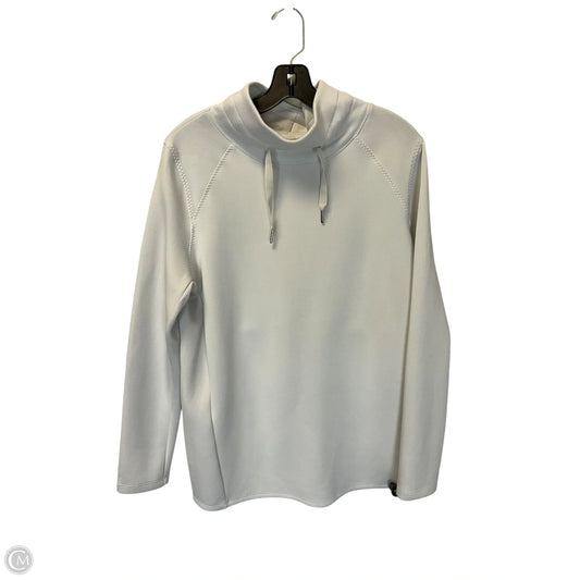 Athletic Sweatshirt Collar By Spanx In Tan, Size: M