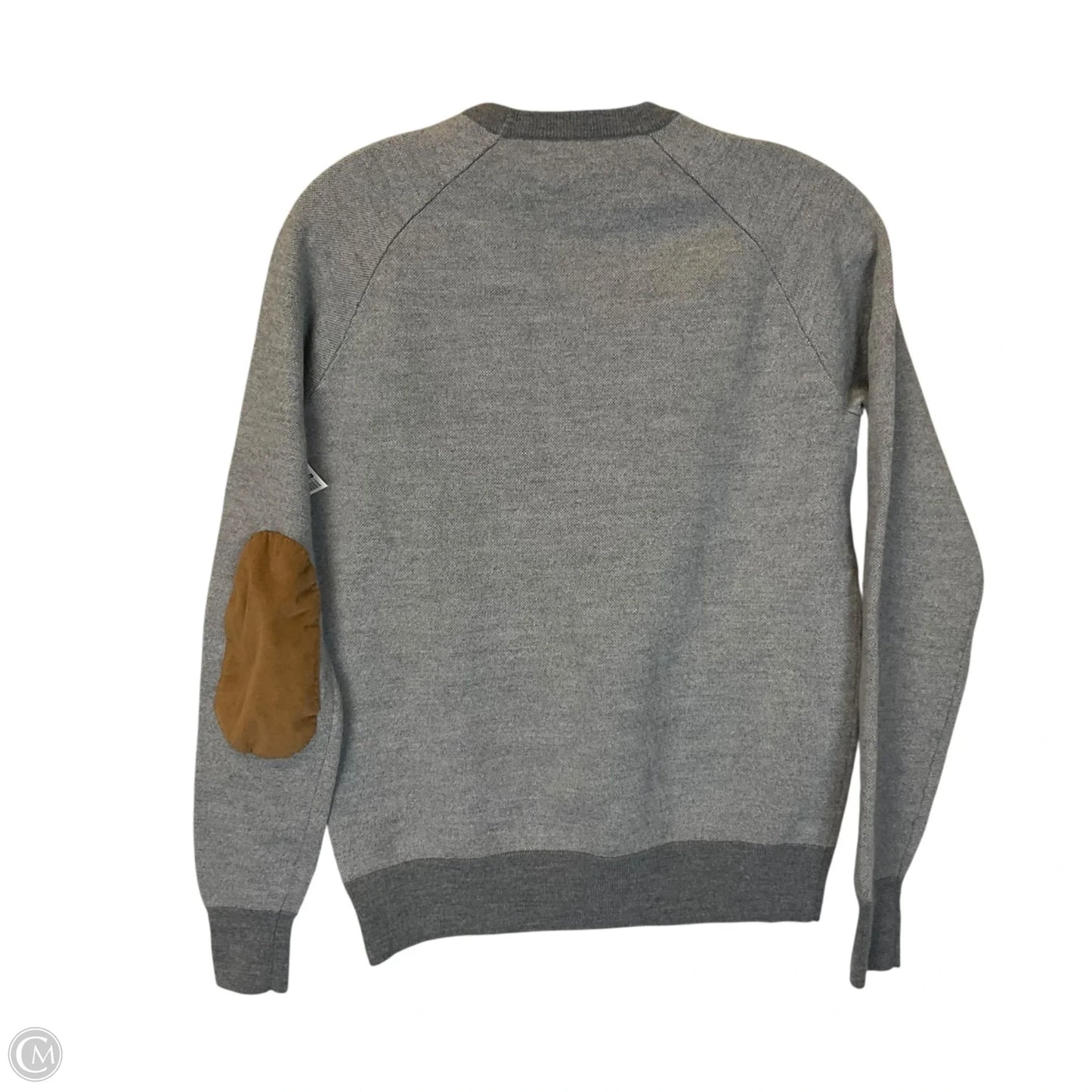 Top Long Sleeve By Peter Millar In Grey, Size: M