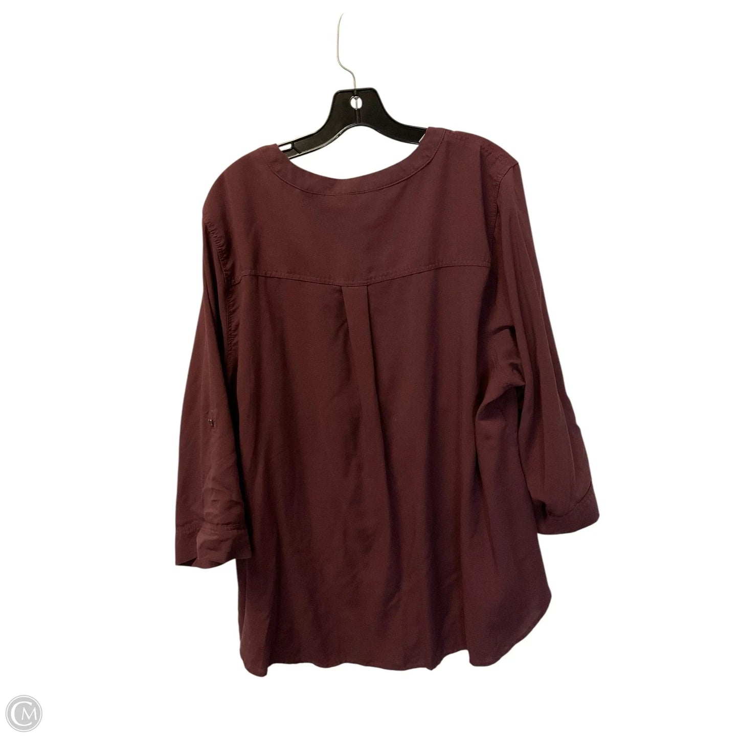 Top Long Sleeve By Torrid In Red, Size: 3x