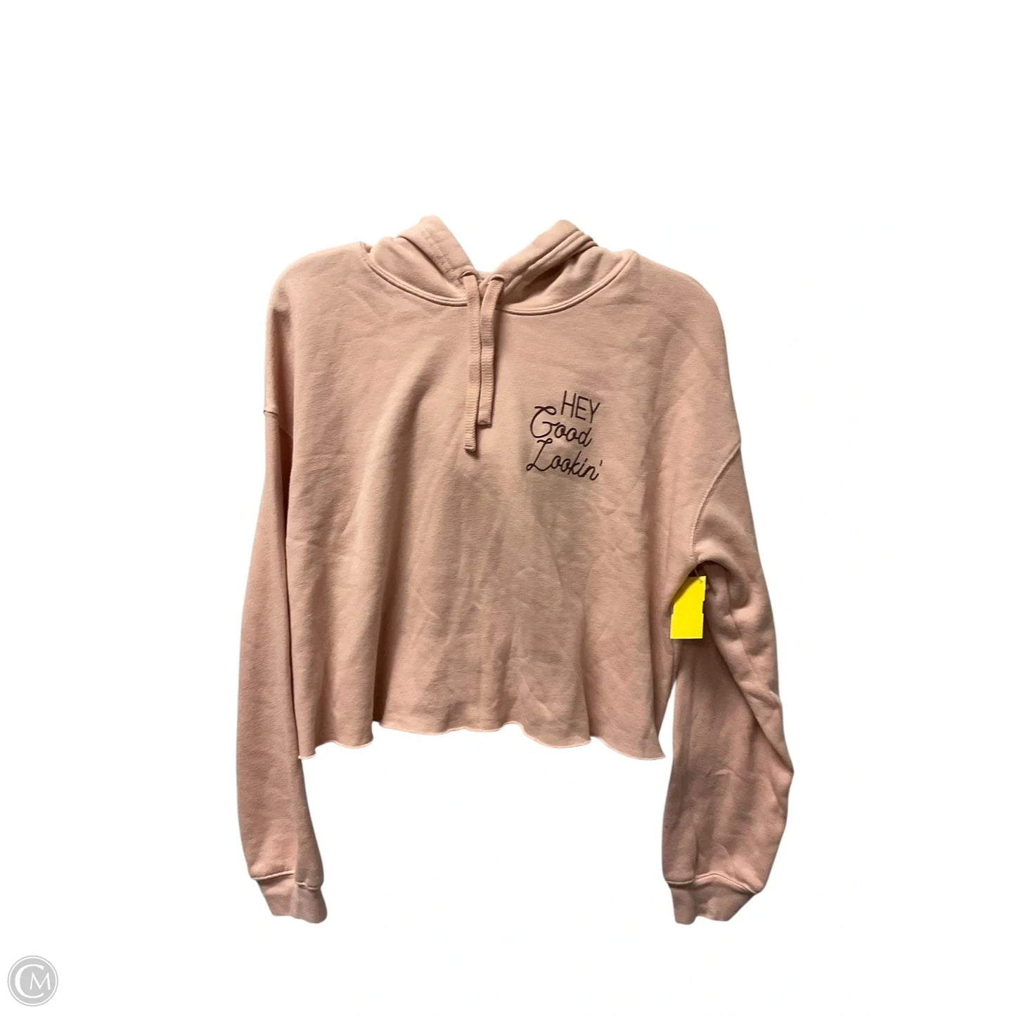 Sweatshirt Hoodie By Bella + Canvas In Pink, Size: L