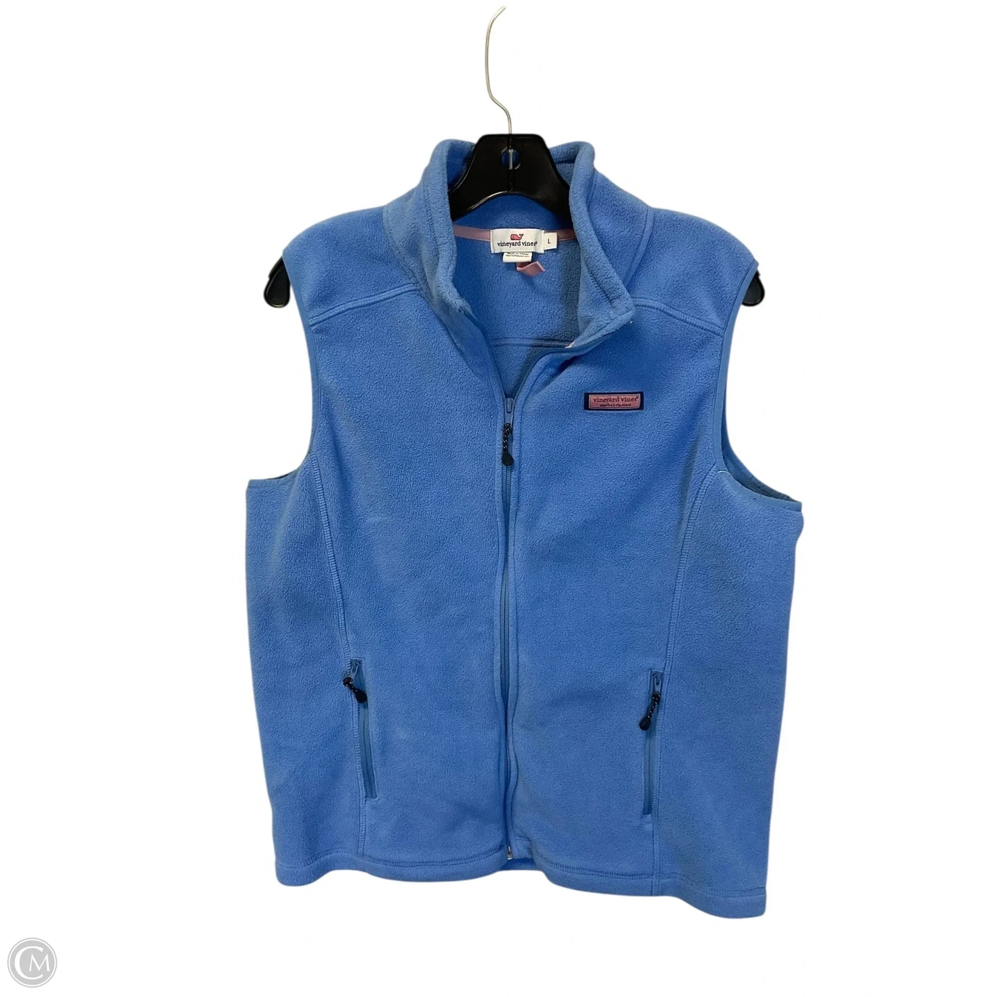 Vest Fleece By Vineyard Vines In Blue, Size: L