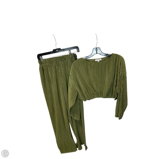 Pants Set 2pc By Gianni Bini In Green, Size: Xs