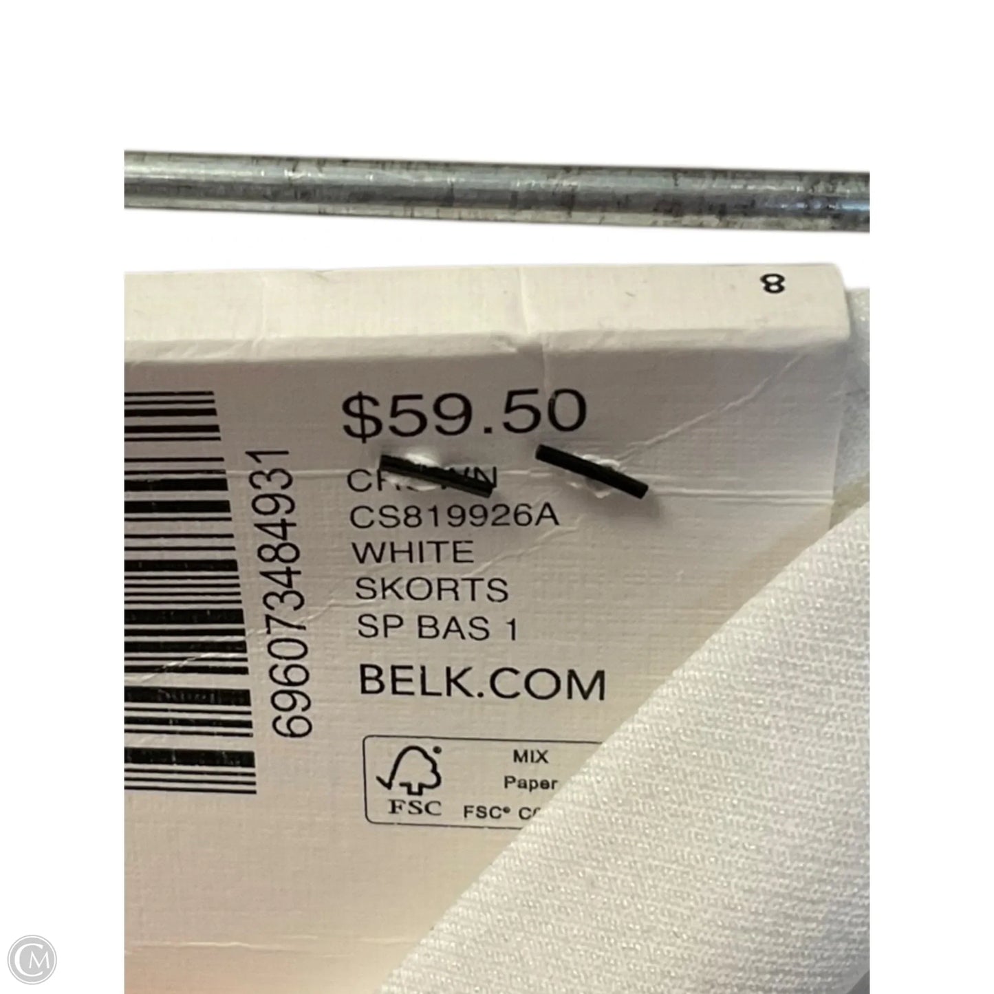 Skort By Crown And Ivy In White, Size: 8