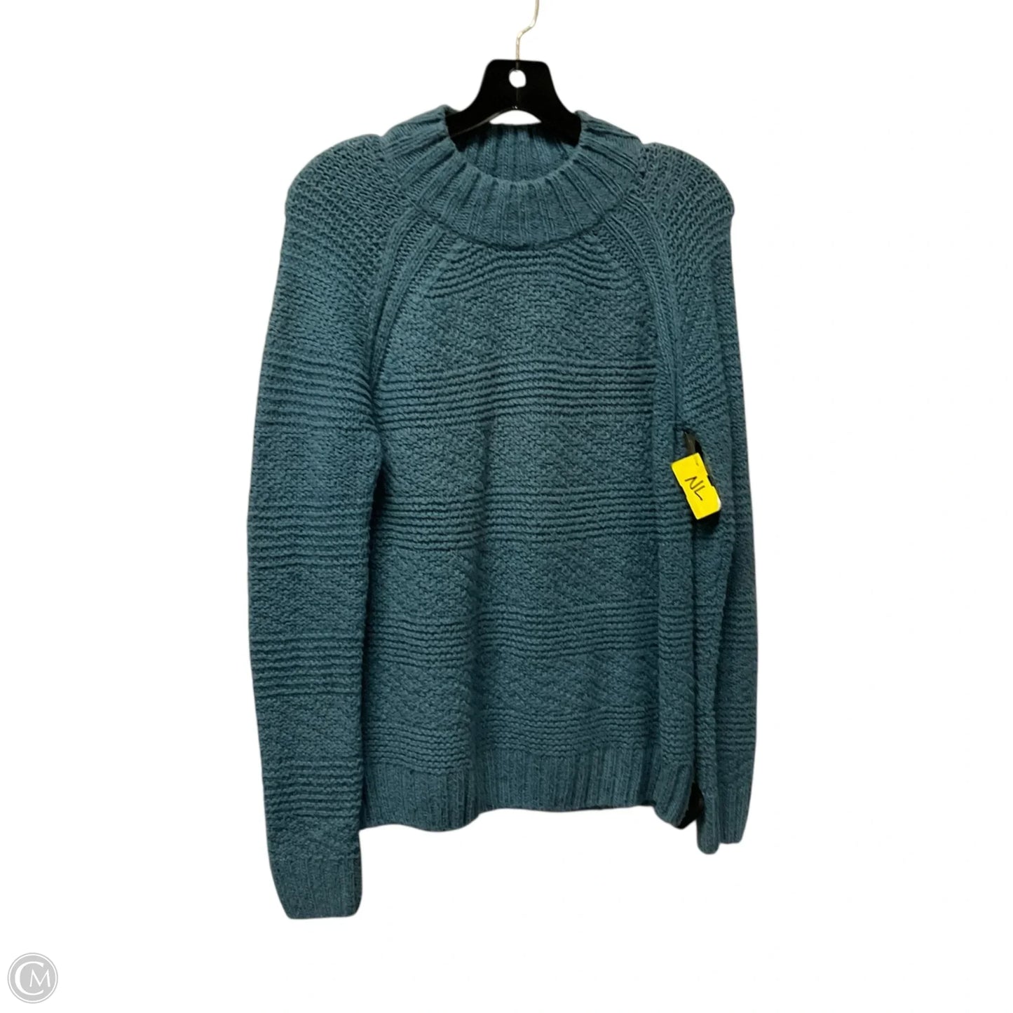 Sweater By Prana In Blue & Brown, Size: L