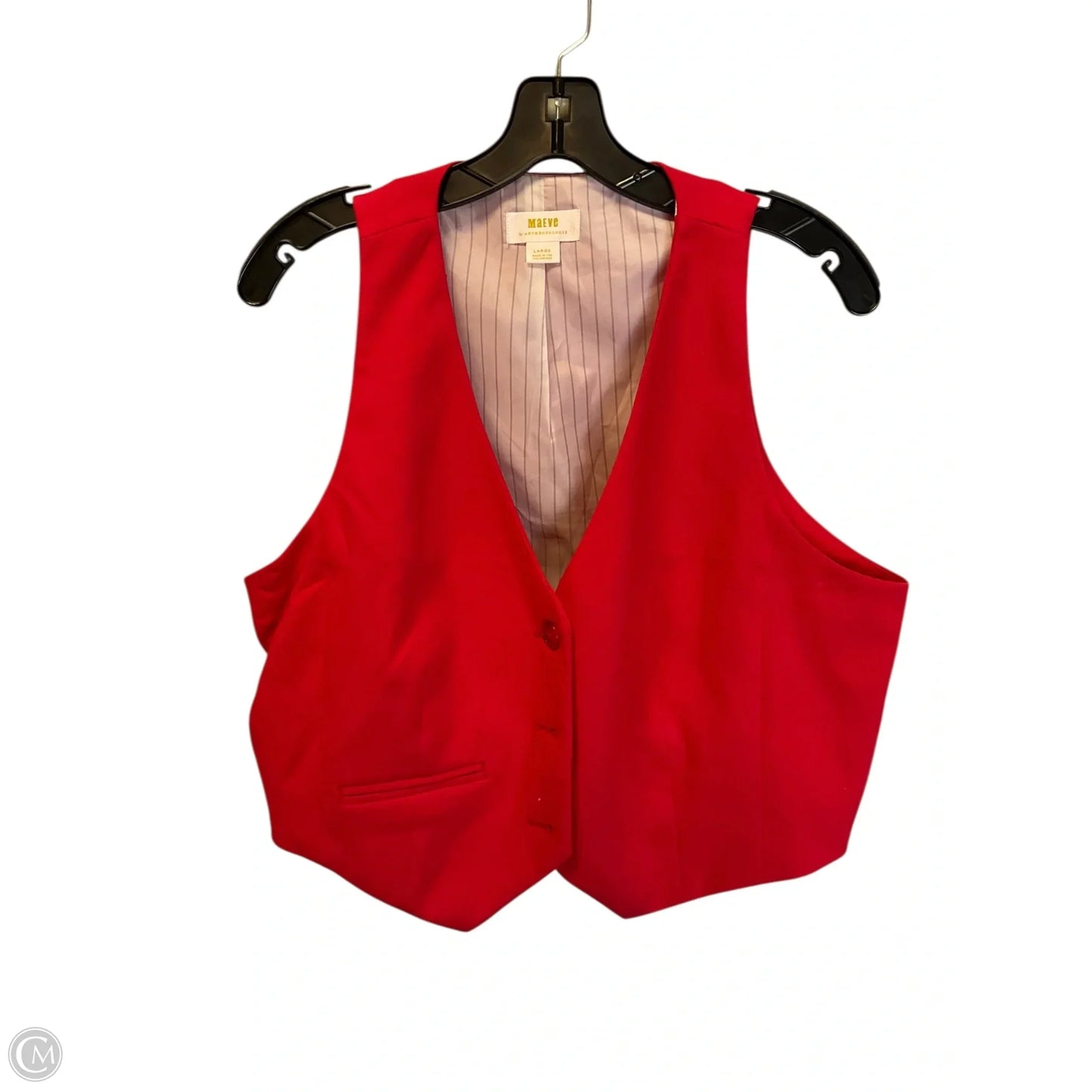Vest Other By Maeve In Red, Size: L