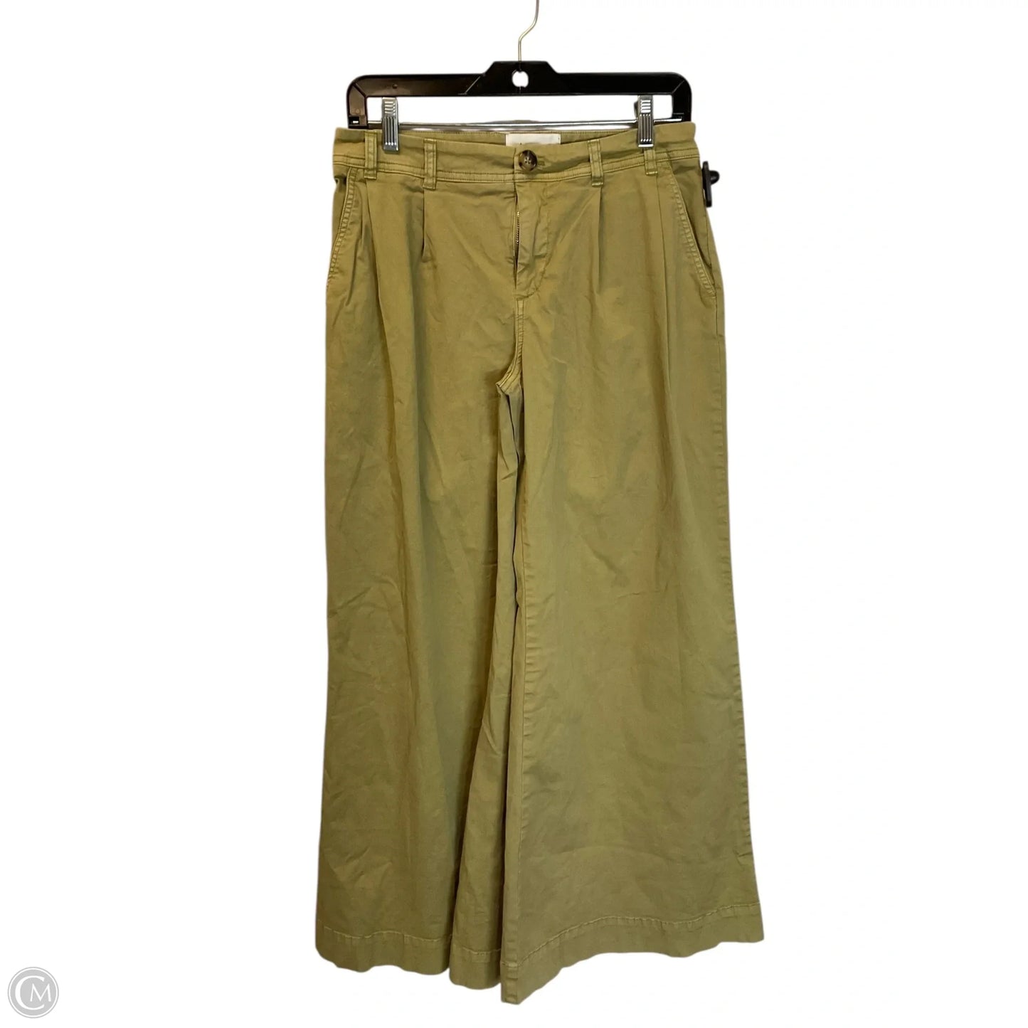 Pants Wide Leg By Anthropologie In Green, Size: S