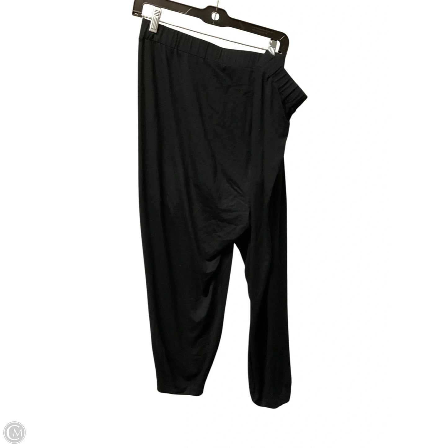 Pants Wide Leg By Eileen Fisher In Black, Size: Xl