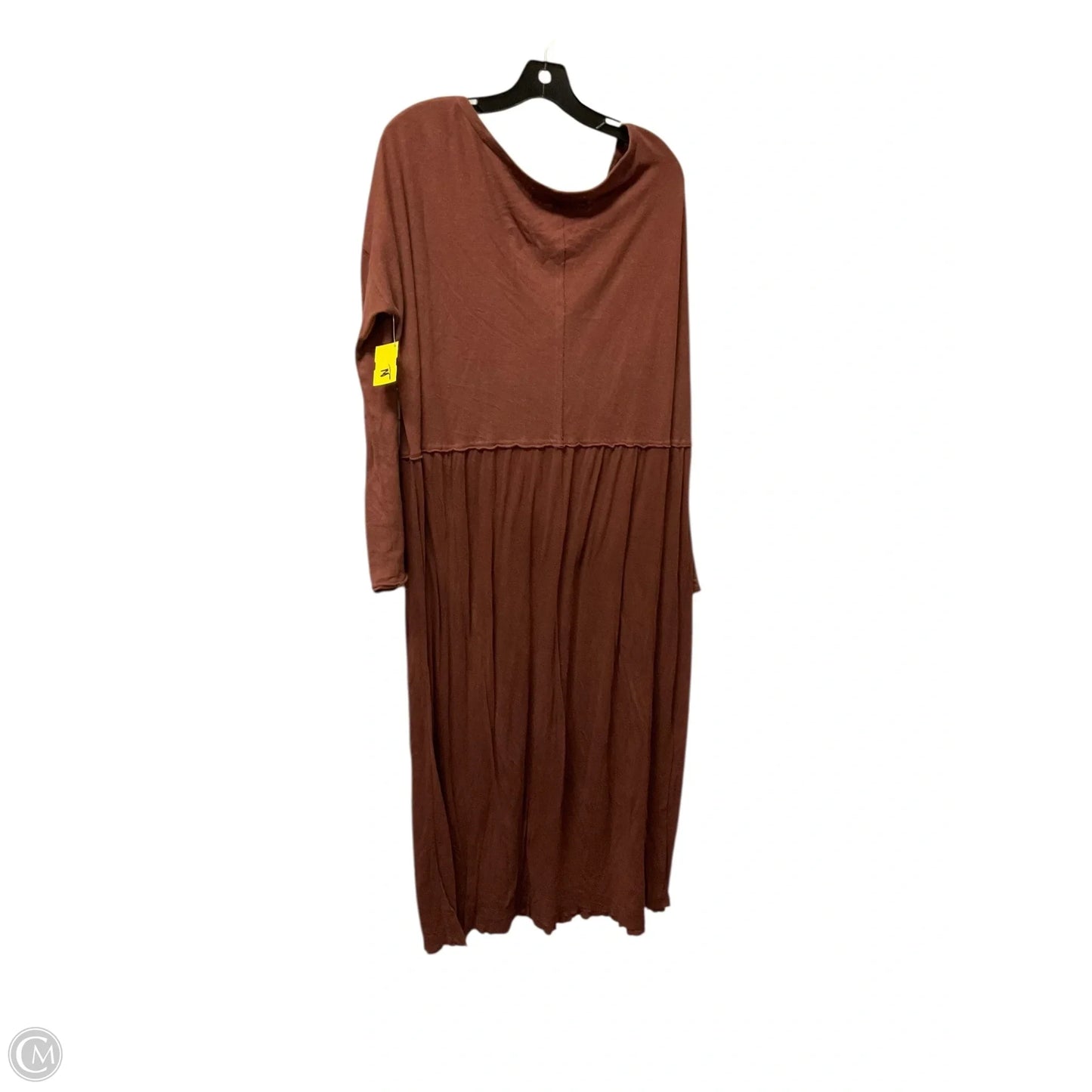 Dress Casual Maxi By Free People In Brown, Size: M