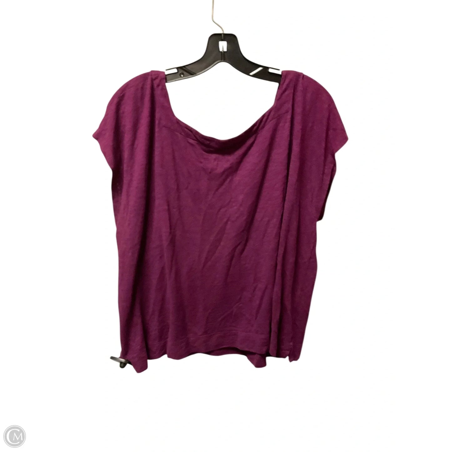 Top Sleeveless By Eileen Fisher In Purple, Size: Xl